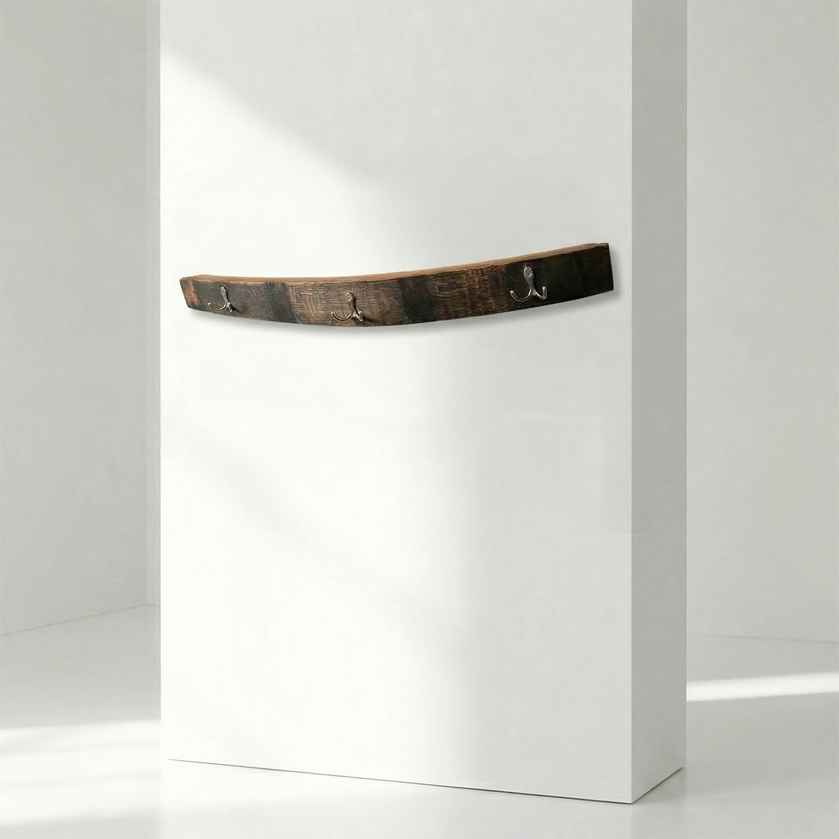 Bad Ass Recliners Whiskey Barrel Stave Coat Hanger