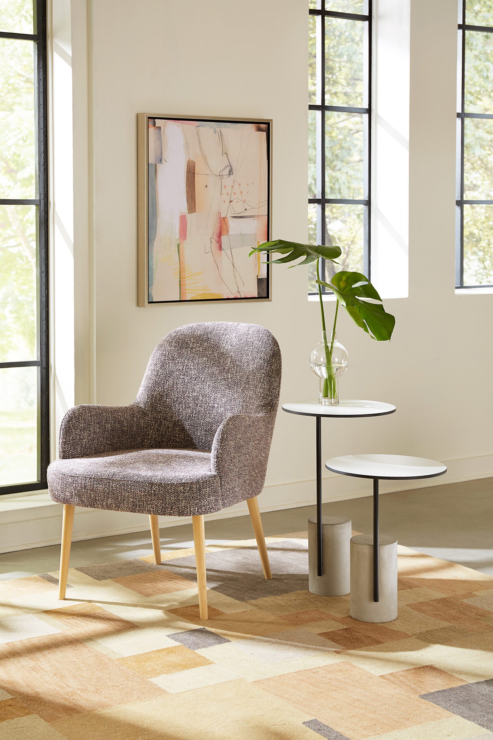 Beaufurn commercial lounge seating in a bright interior