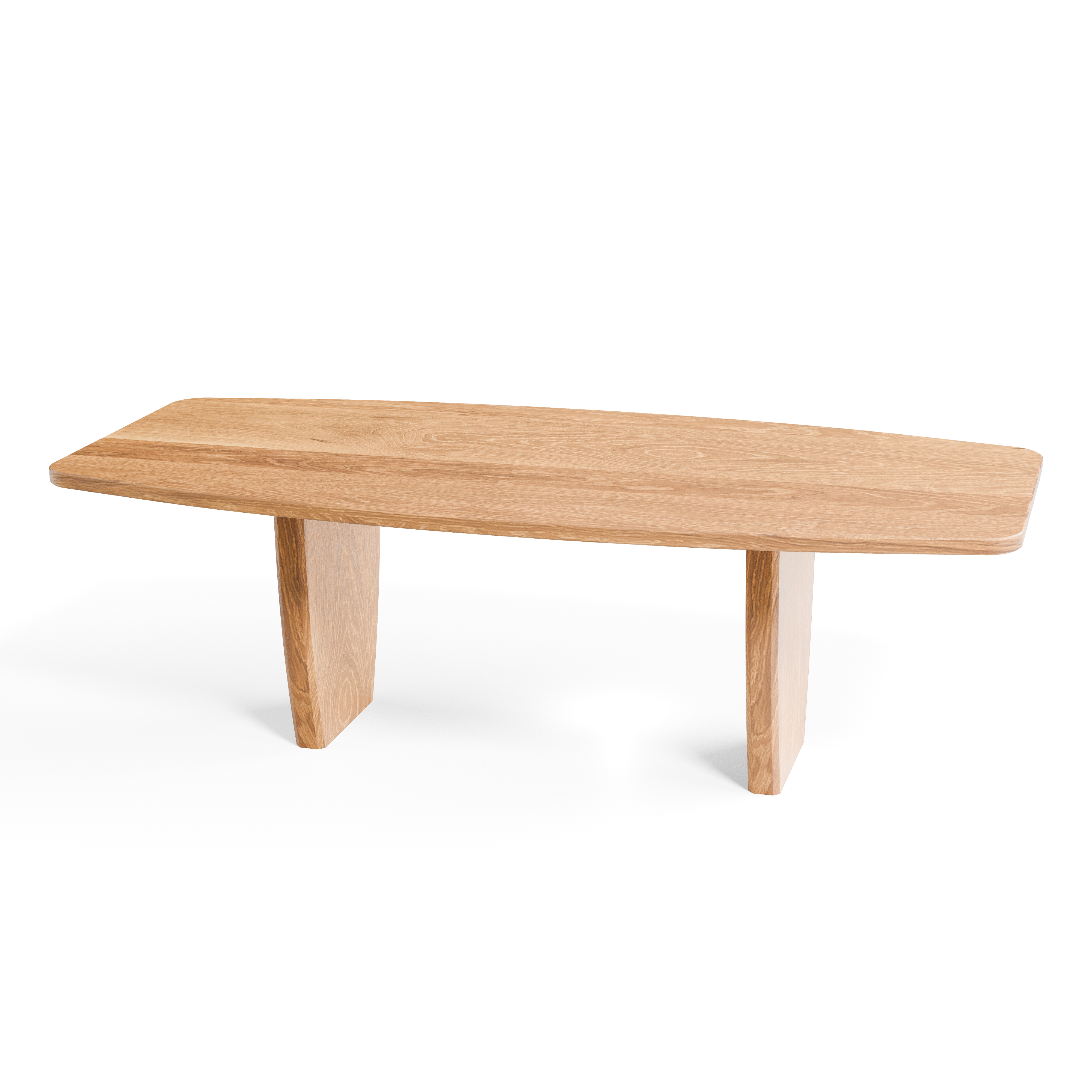 Oak Danish Oval Dining Table — view or finish 10