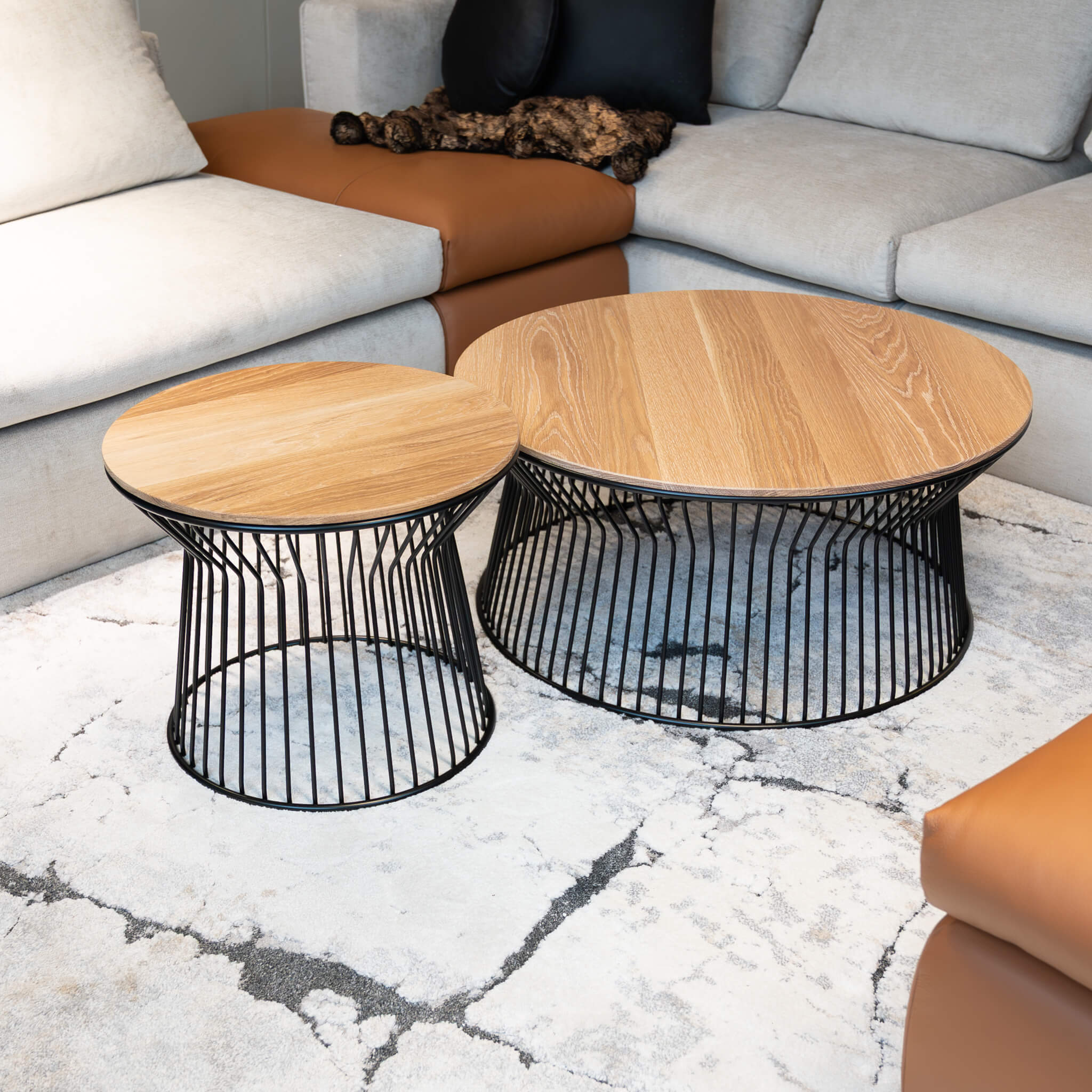 Eris Oak Coffee Table — view or finish 5