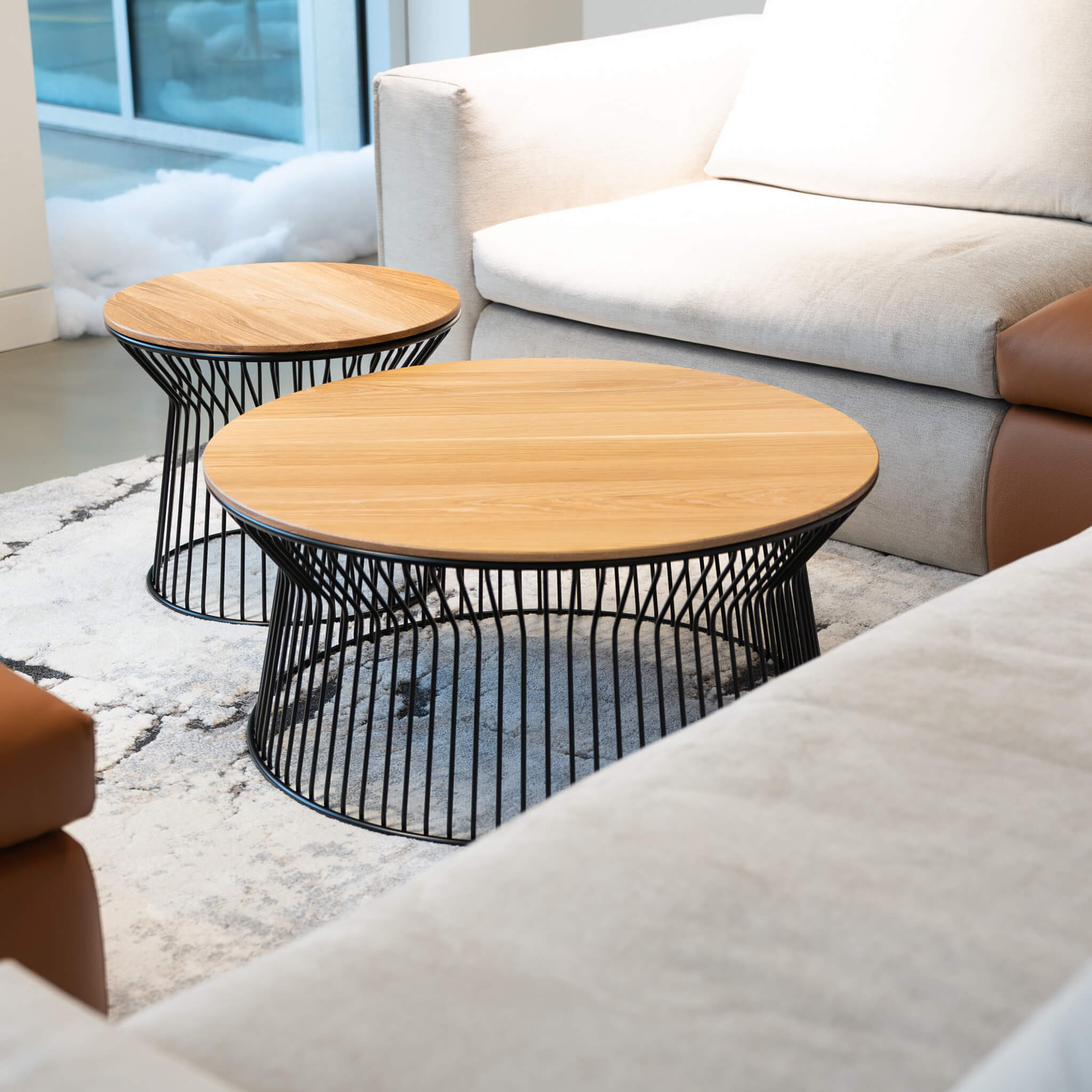Eris Oak Coffee Table — view or finish 4