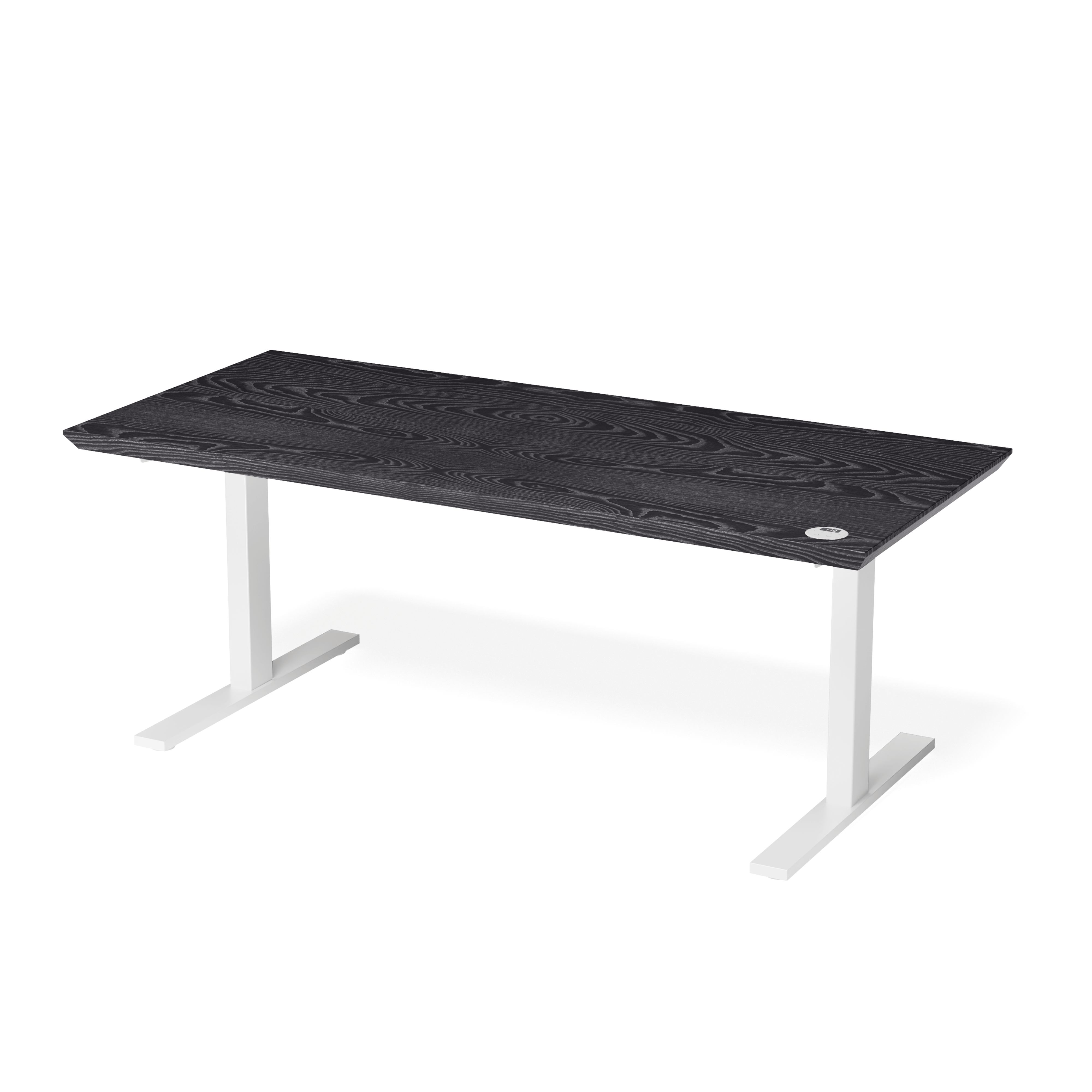 Ash Leto Height Adjustable Desk — view or finish 3