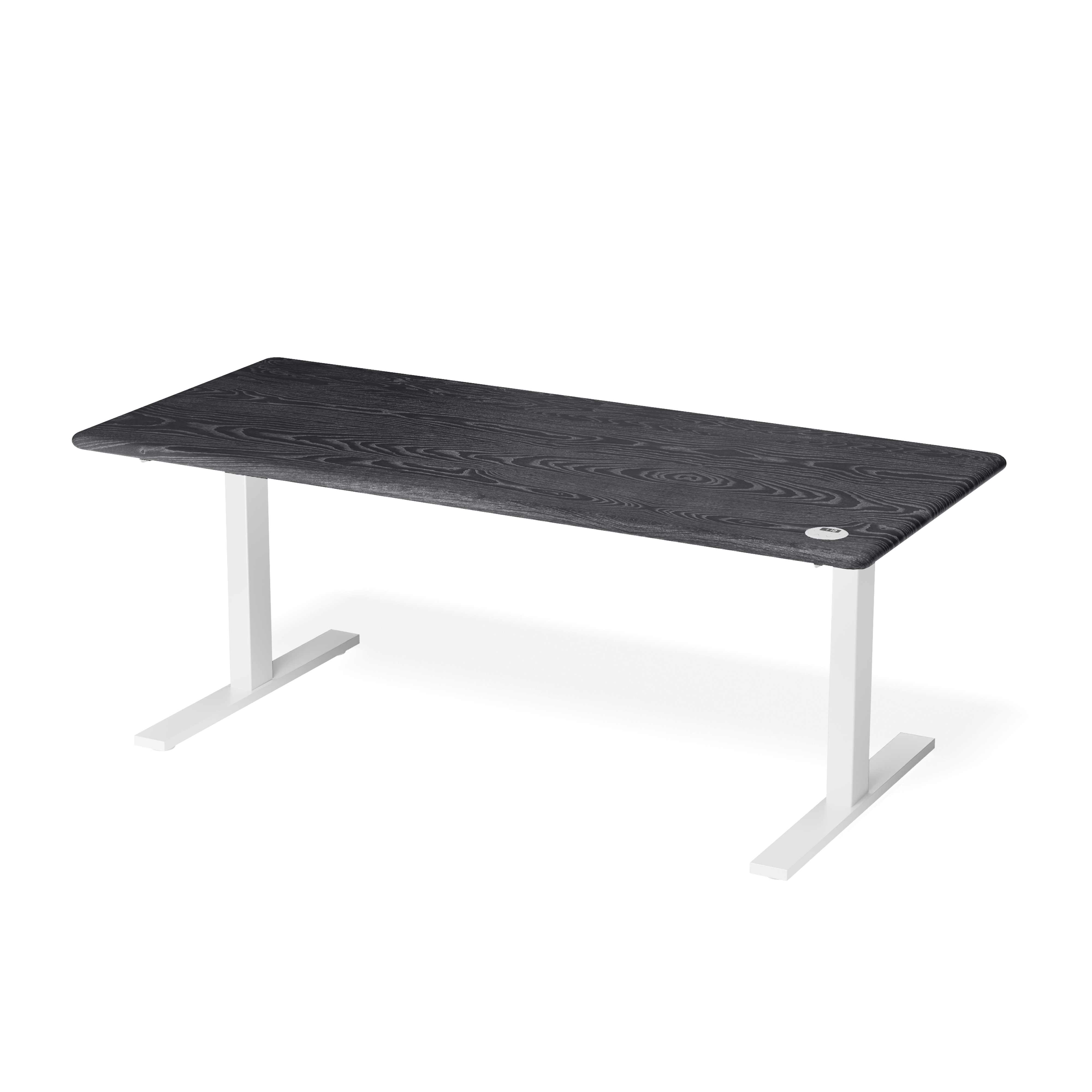 Ash Leto Height Adjustable Desk — view or finish 2