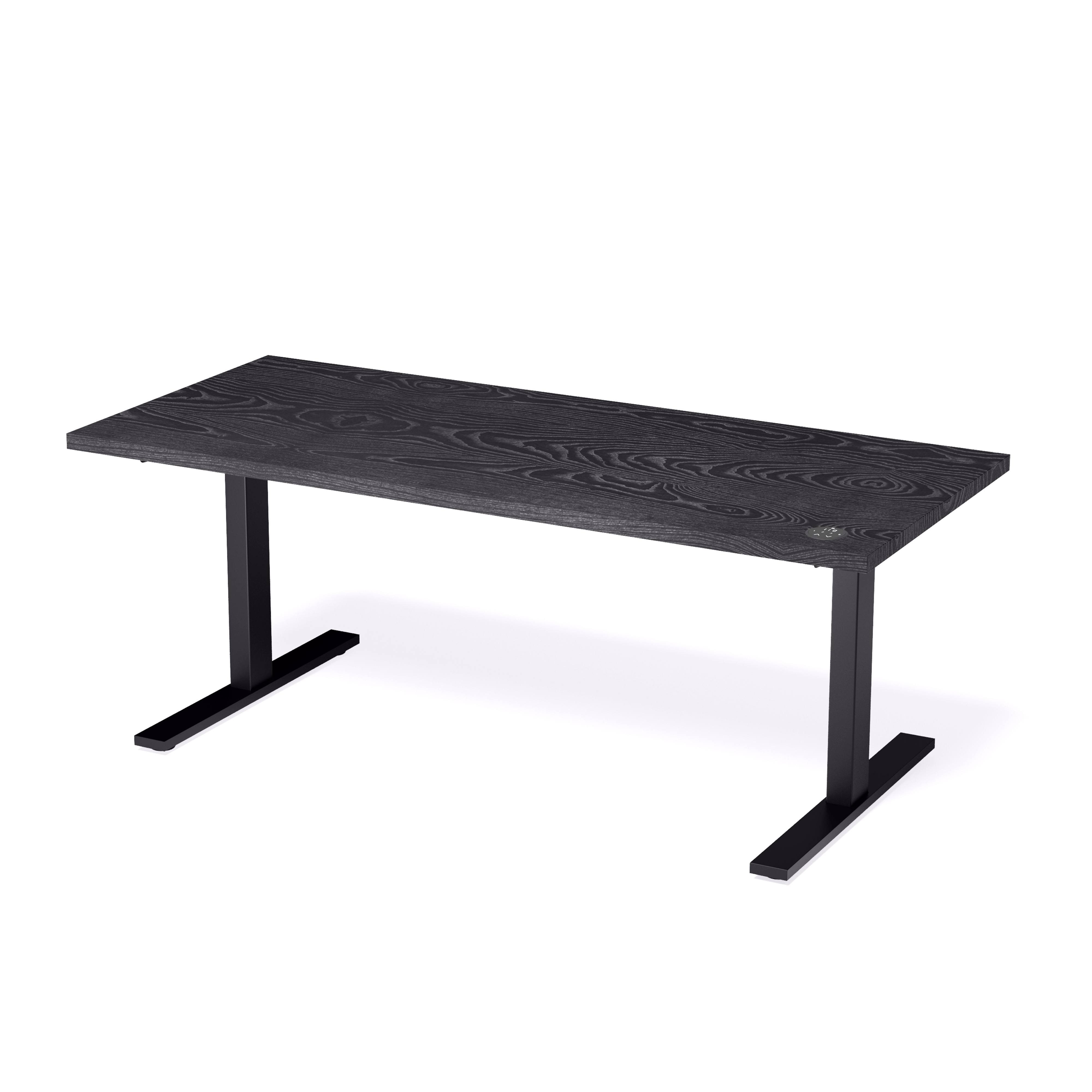 Ash Leto Height Adjustable Desk — view or finish 4