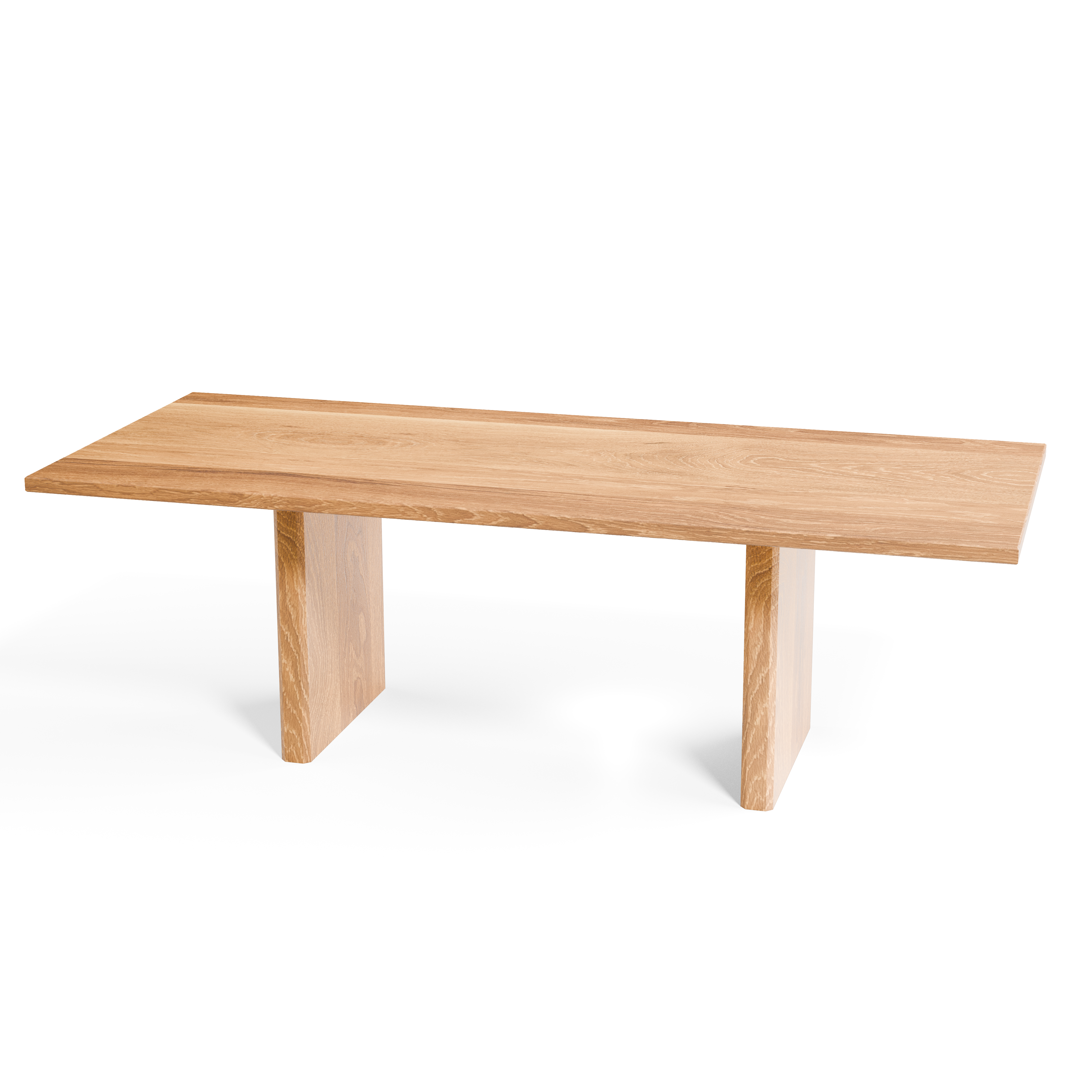 Oak Rectangular Dining Table — view or finish 8