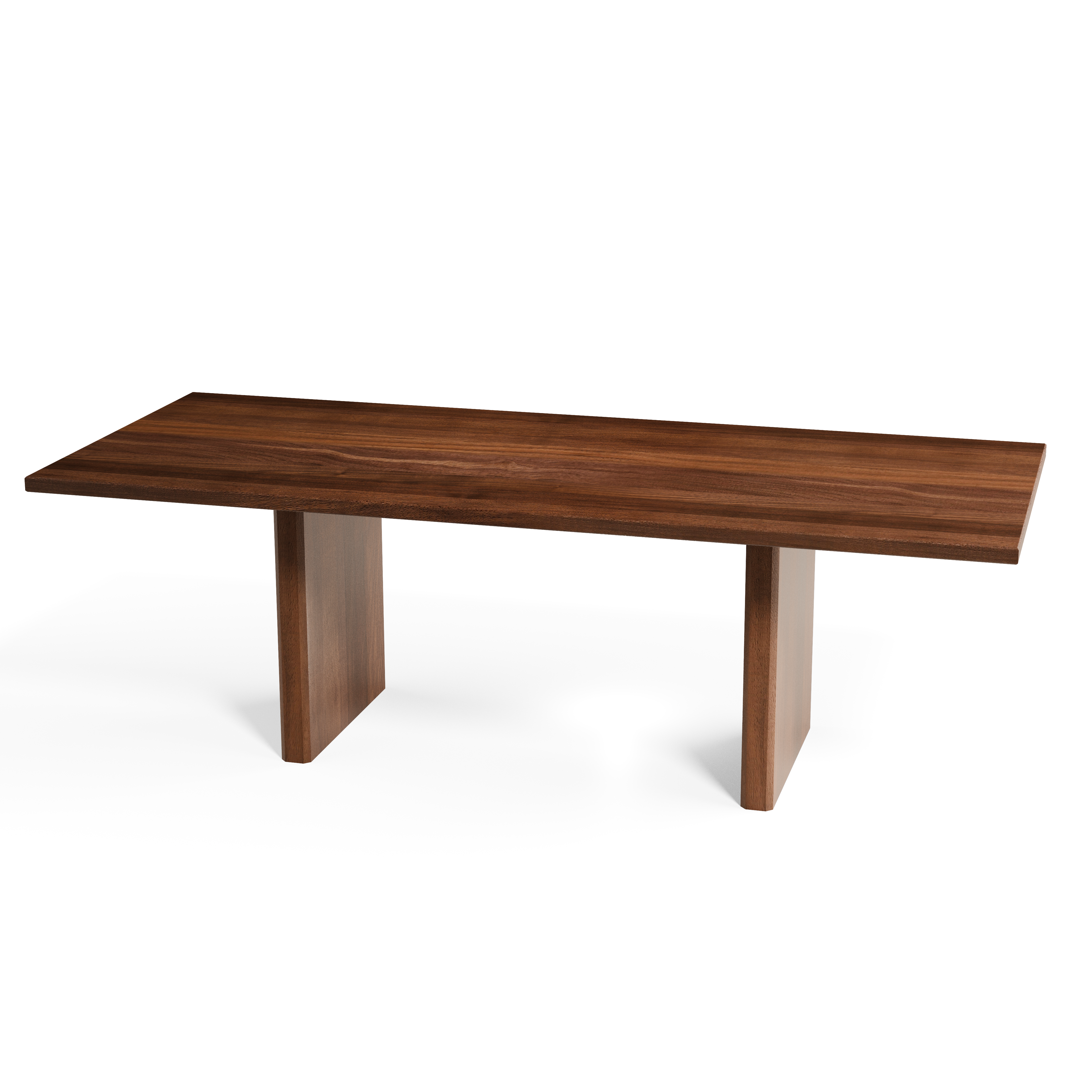 Walnut Rectangular Dining Table — view or finish 8