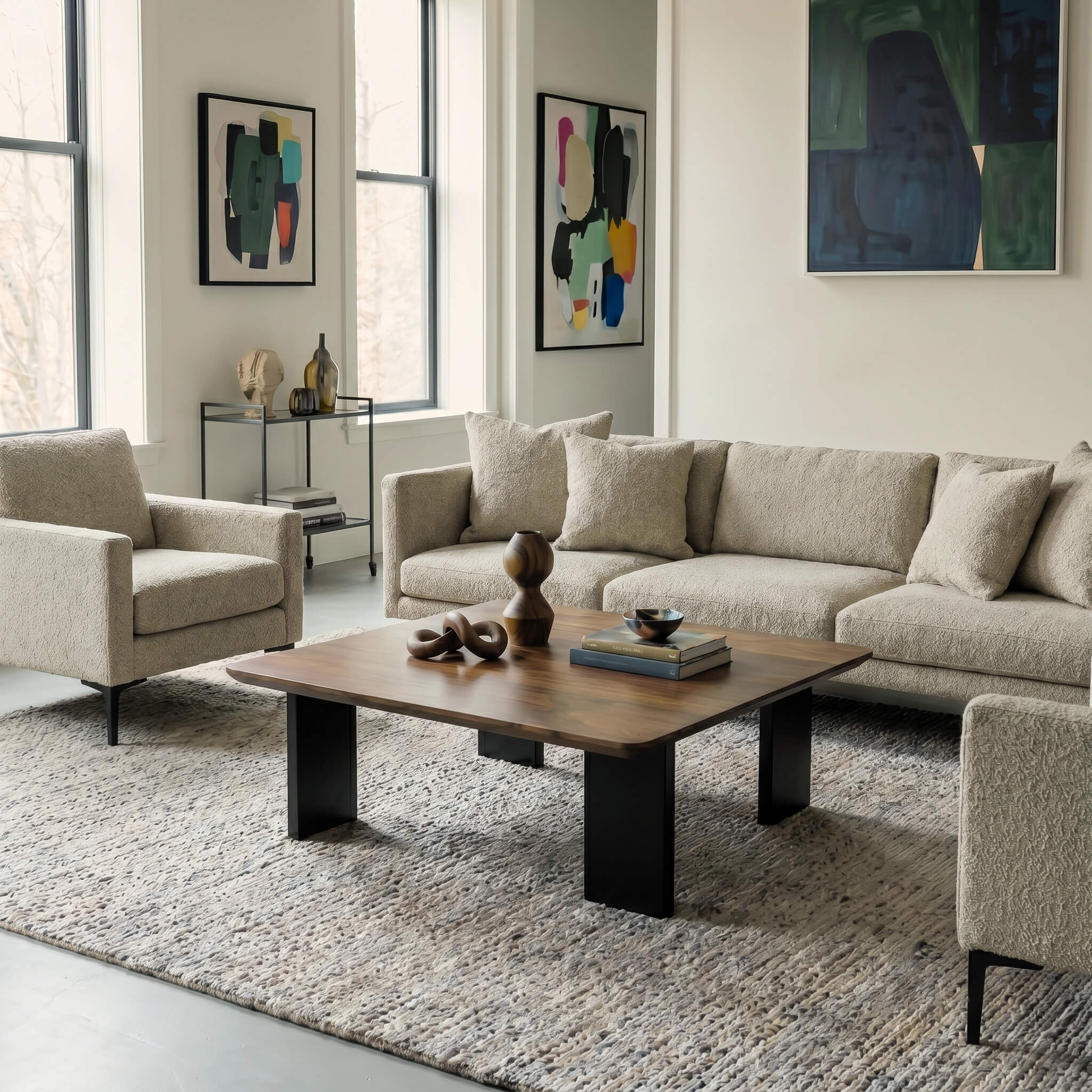 Walnut Tasos Coffee Table — view or finish 2