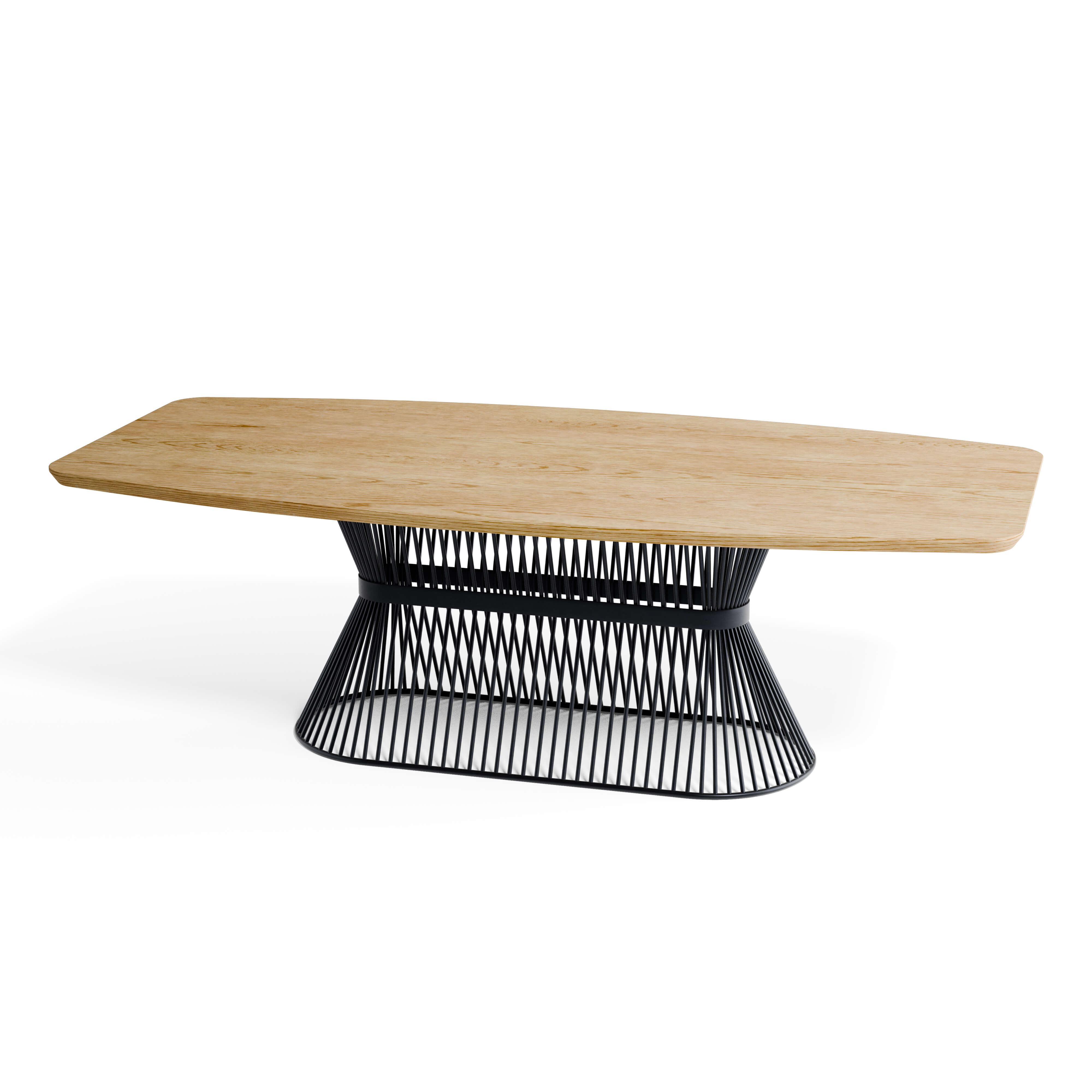 Oak Danish Oval Dining Table — view or finish 9