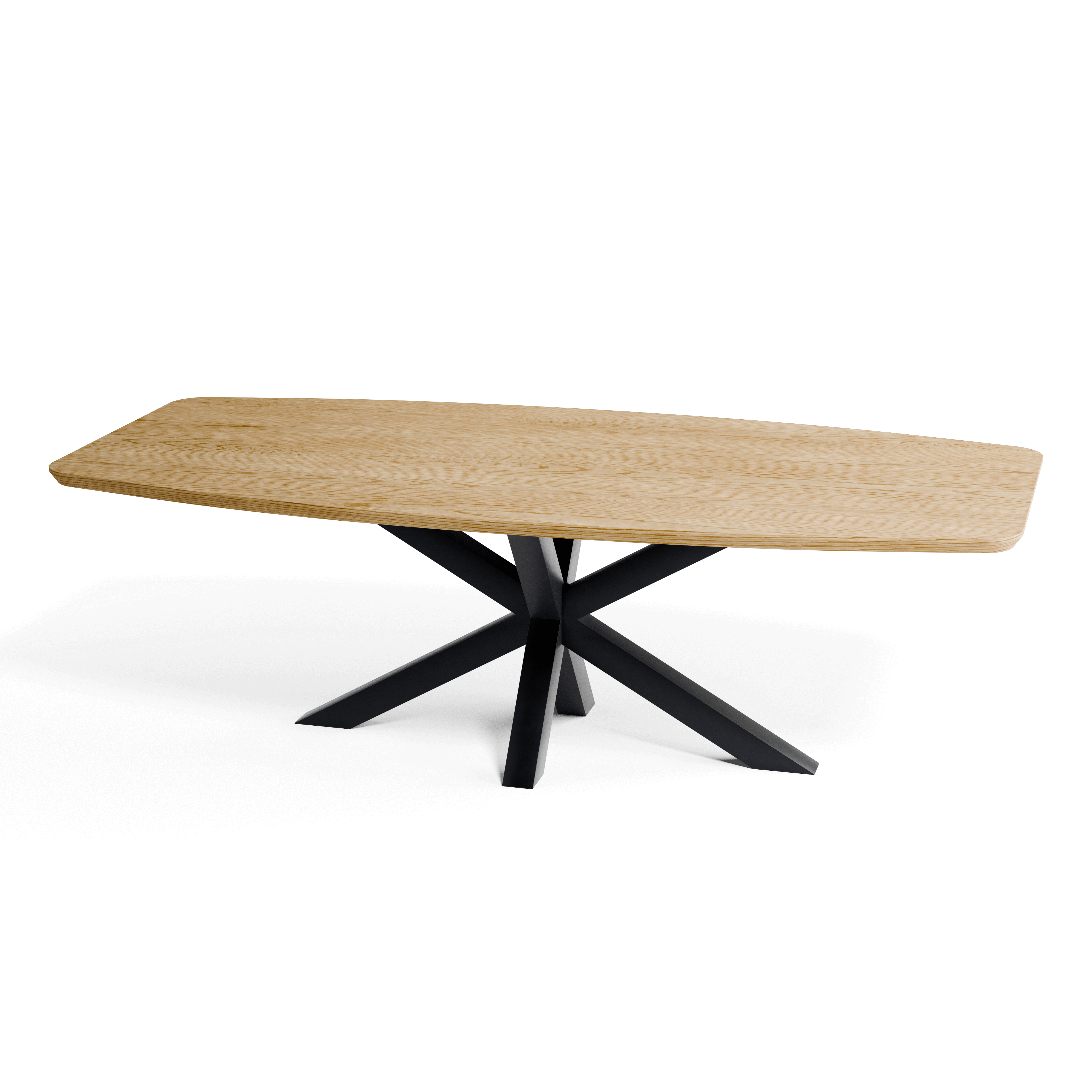 Oak Danish Oval Dining Table — view or finish 8