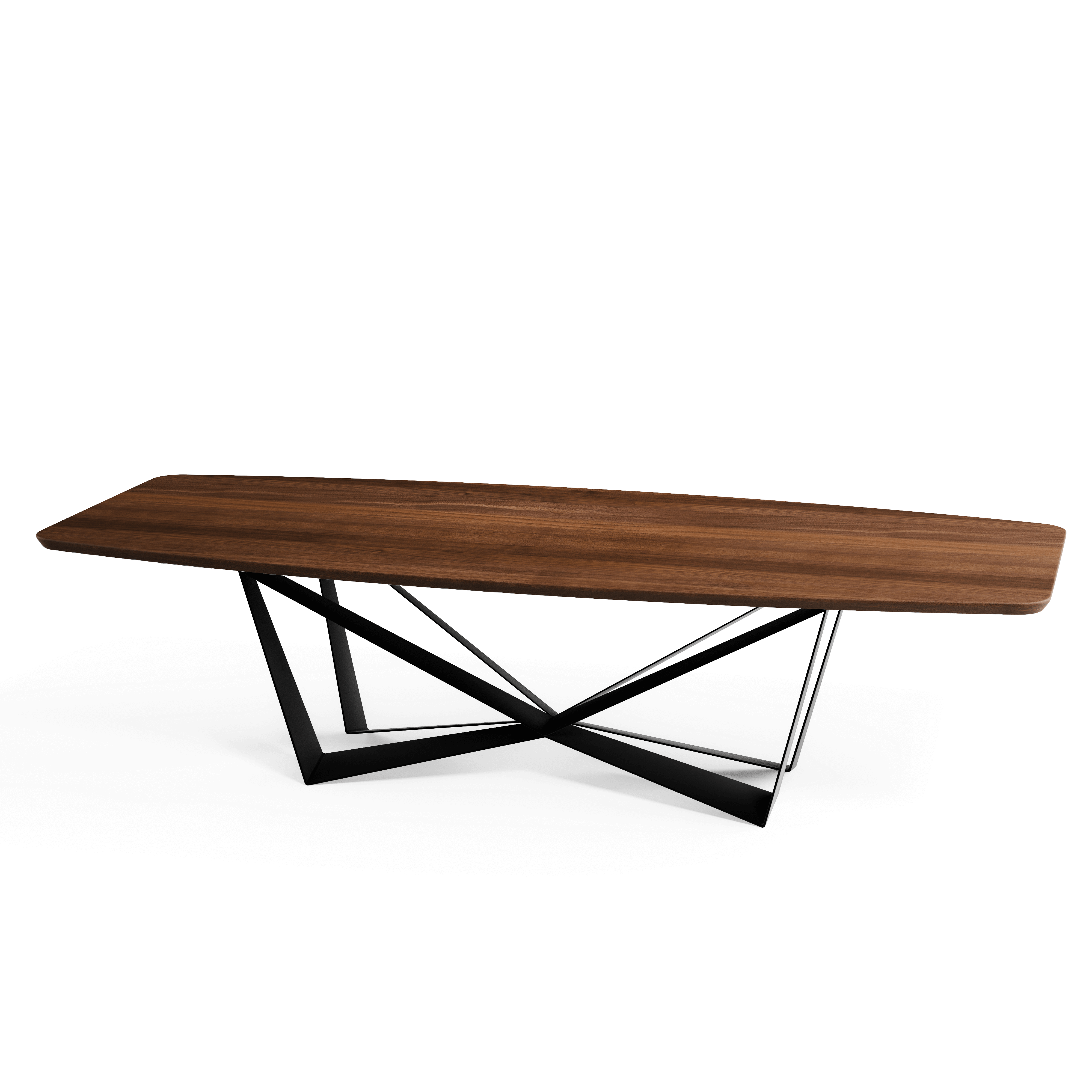 Walnut Cronos Dining Table — view or finish 2