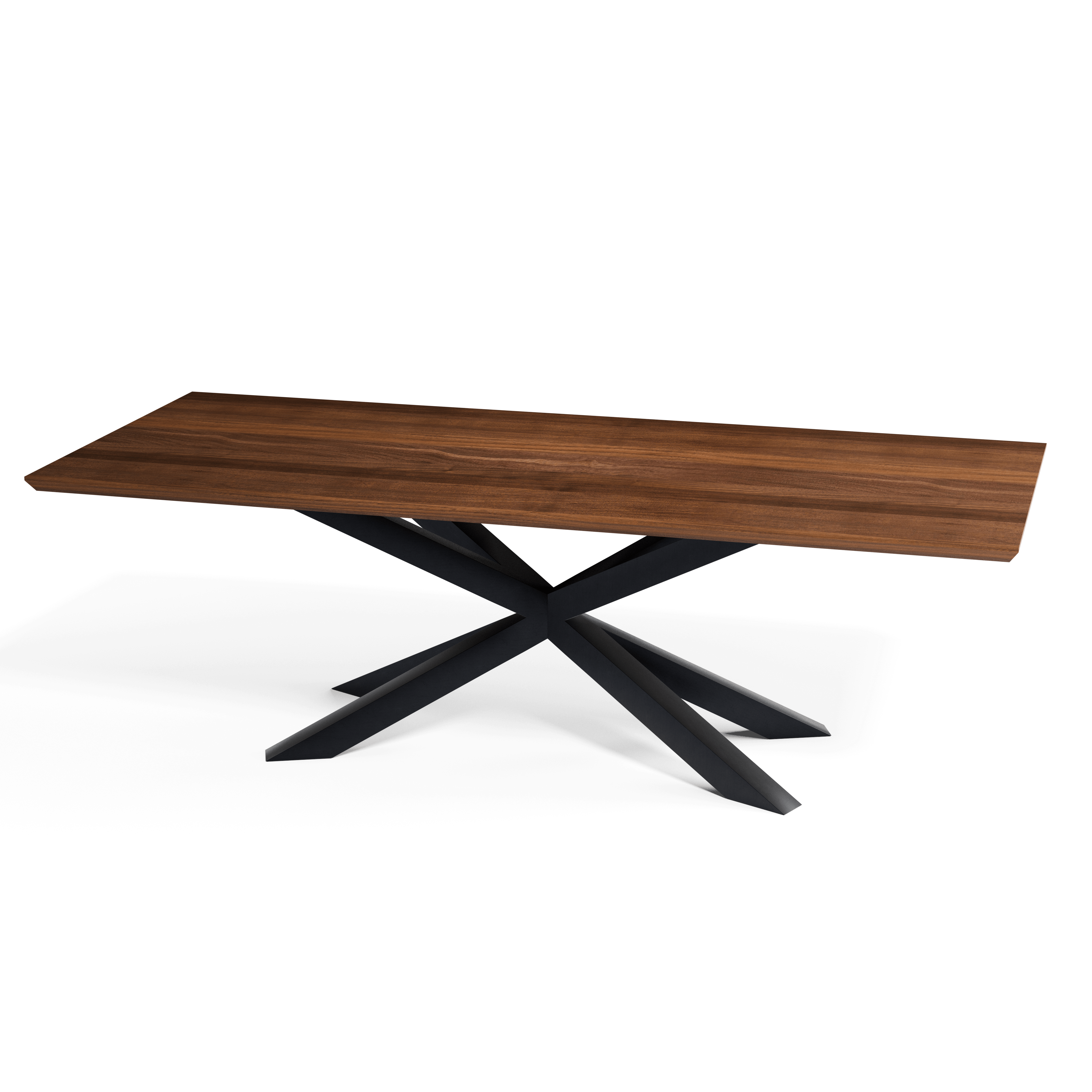 Walnut Rectangular Dining Table — view or finish 7