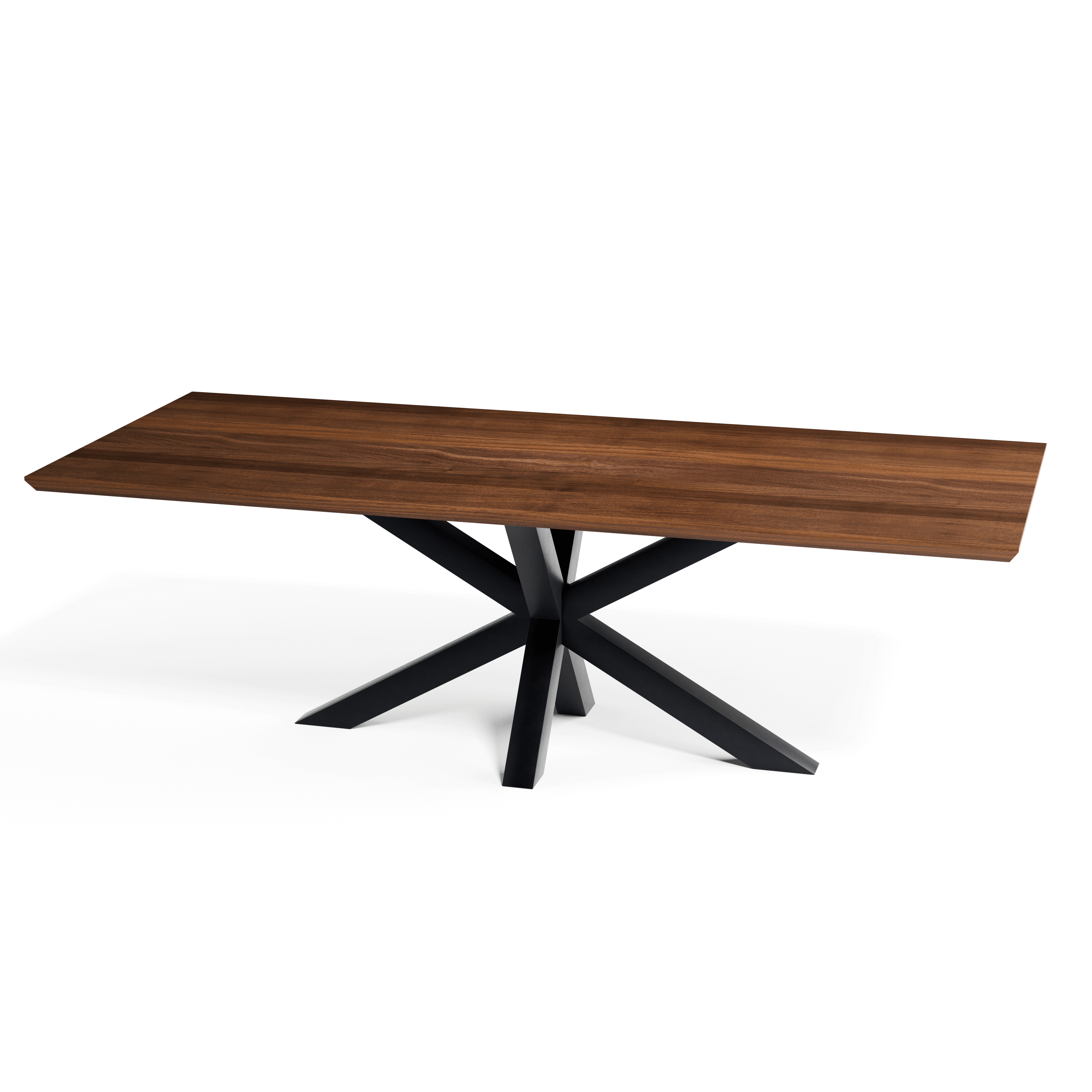 Walnut Rectangular Dining Table — view or finish 6