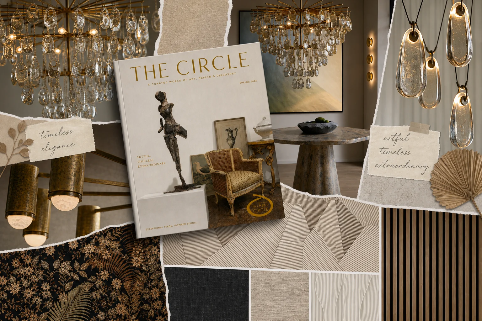 Illustrative publication and collection presentation