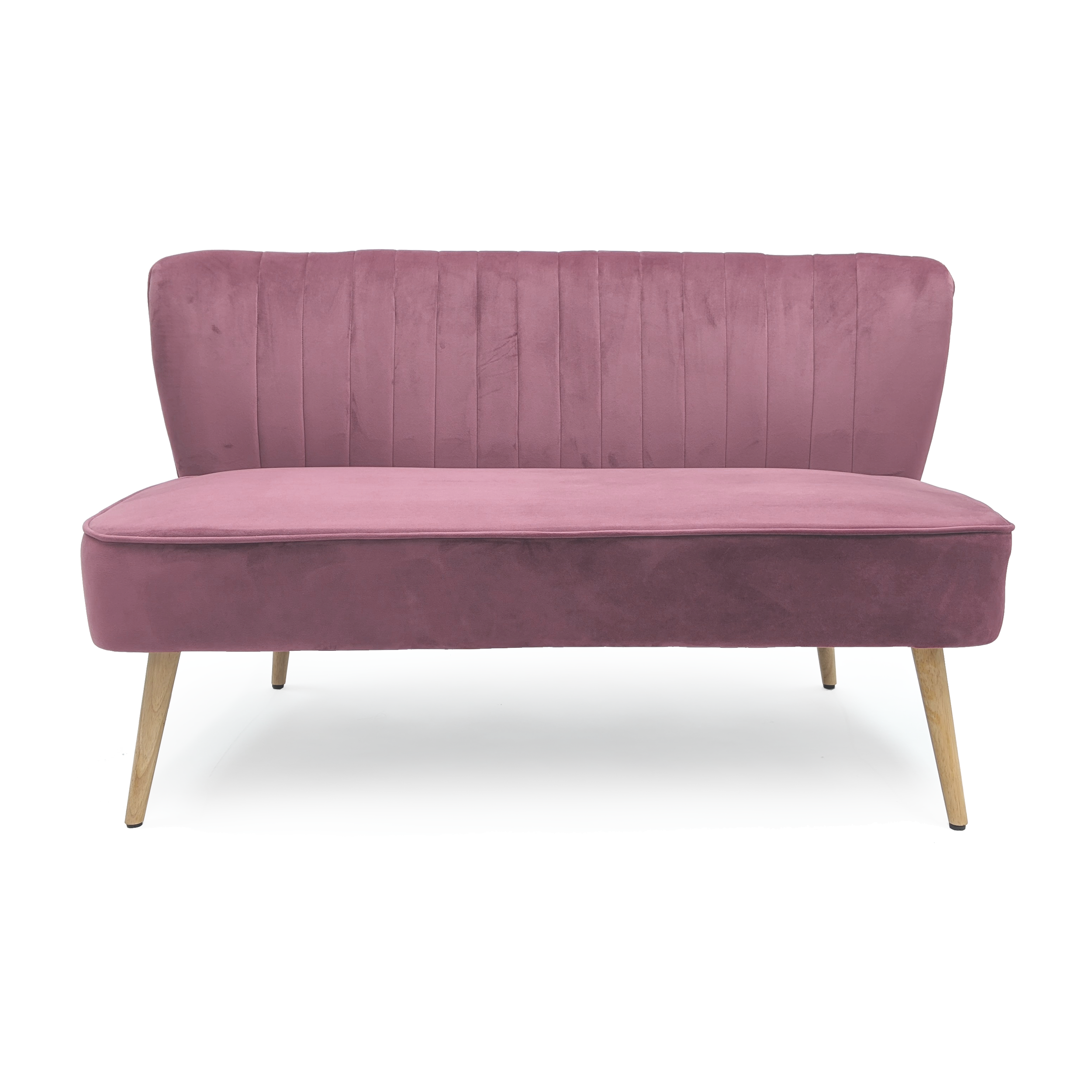 Pink Velvet Bench