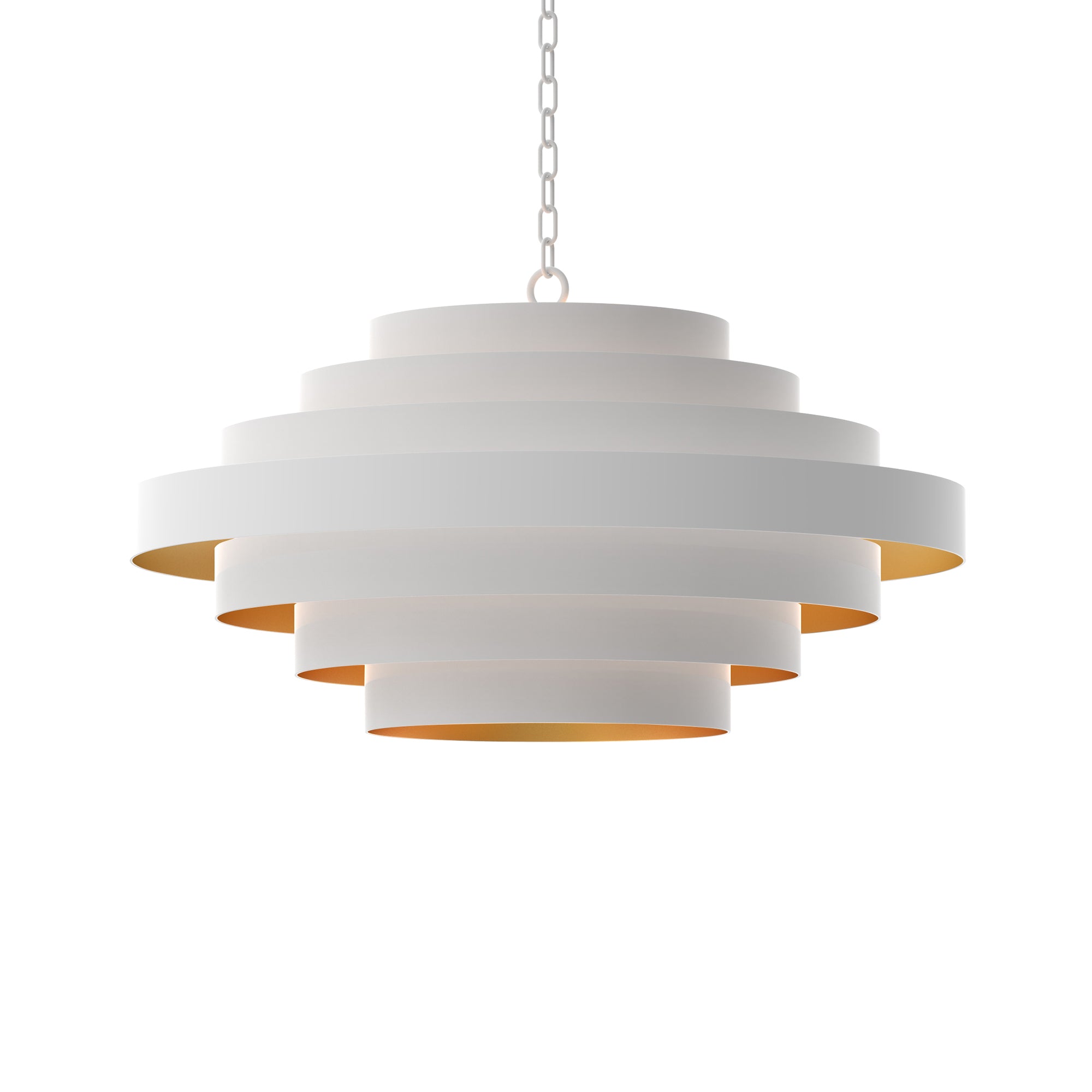 Nordic White Chandelier Large