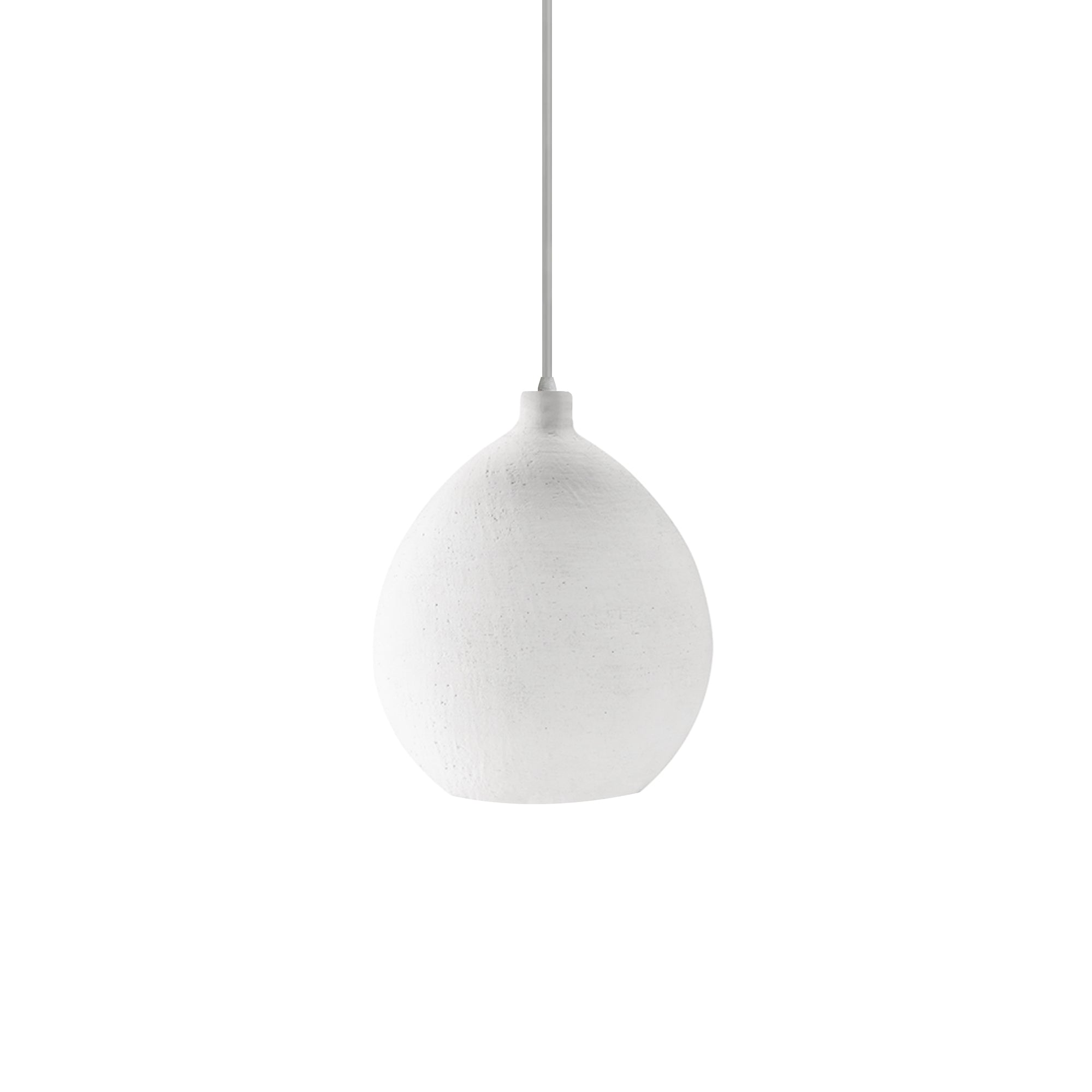 Teardrop White Pendant