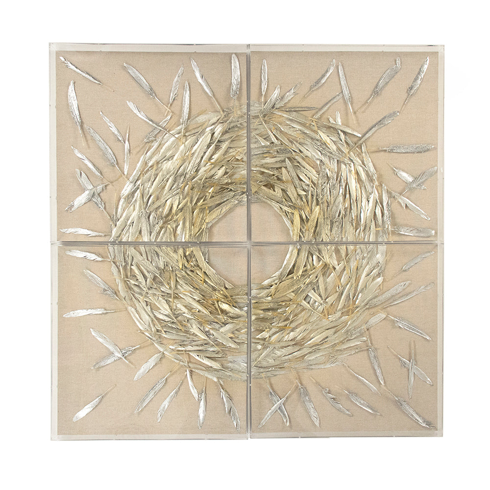 Abstract Feather Art