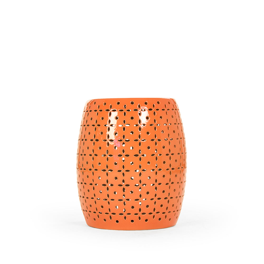 Lovell Garden Stool Orange