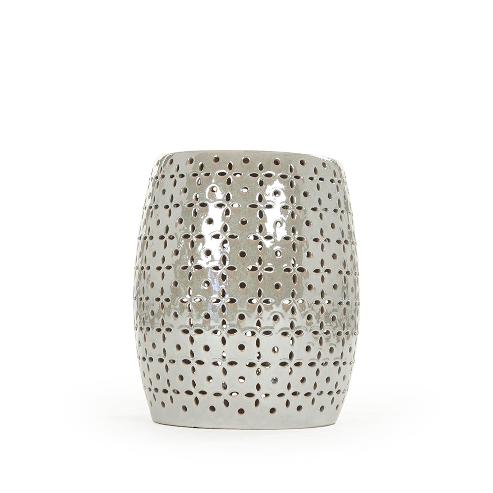 Lovell Garden Stool Grey